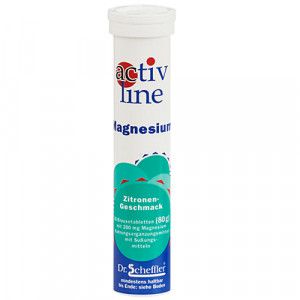 ACTIVLINE Magnesium Zitrone Brausetabletten